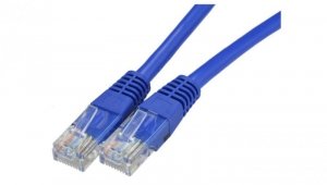 Patchcord UTP kat.6 kabel sieciowy LAN 2x RJ45 linka niebieski 7m