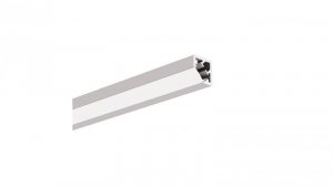 Profil led KUBIK 2m anodowany z przesłoną mleczną com KUBIK-MLC-2M-A