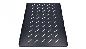 Półka 19, 752 x 472mm, mocowana punktowo, do szaf o głębokości 1000mm Extralink 1U 750mm Czarna