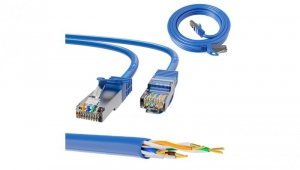 Patchcord LAN Miedź Kabel sieciowy skrętka 10Gbit/s Extralink Kat.6A S/FTP 2m
