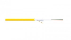Kabel światłowodowy uniwersalny 8 włókien SM 9/125 OS2 G652D 1500N LS0H Dca żółty DK-B3908-SC-Y /bębnowy/