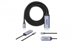 UNITEK Kabel USB typ-C / DisplayPort 1.4 8K@60 (wtyk / wtyk) 1,8m