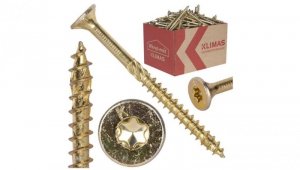 Wkręty ciesielskie z łbem stożkowym i gniazdem TORX 4,0x35 MASTER 500szt.