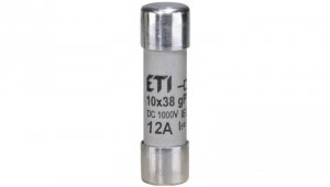 Wkladka bezpiecznikowa cylindryczna PV 10x38mm 12A gPV 1000V DC CH10 002625077