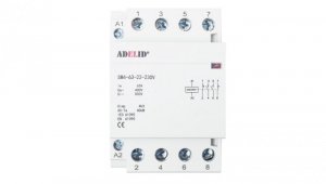STYCZNIK MODUŁOWY 63-22 230V 63A 3-FAZ 40A 2NO 2NC SM4 63-22-230V