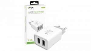 Ładowarka sieciowa 2x USB 2.1A VA0052 Vayox