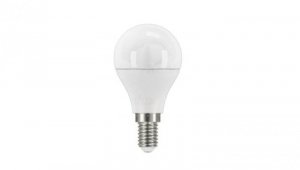 Kanlux żarówka led IQ-LED G45 E14 7,2W CW zimna biała, 6500K, 806lm, kulka mleczna