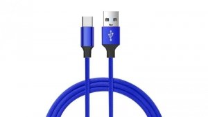 Kabel USB - USB typ C niebieski 1,5m VA0003 VAYOX