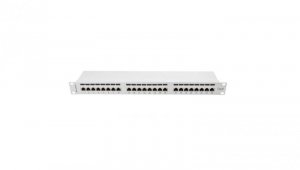 Patch panel RACK 19 kat.6 24p FTP 1U szary LANBERG
