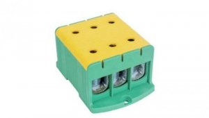 Blok rozdzielczy - odgałęźny 3 - polowy 35-240mm2 żółto - zielony montaż płaski FJ-E240/3/D 1000077