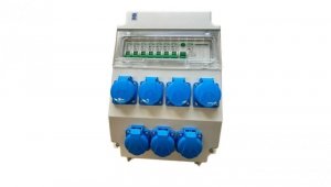 Rozdzielnica elektryczna 7x 230V z bezpiecznikami FI / 7x 230V 3 fazy 95V-1