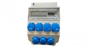 Rozdzielnica elektryczna 7x 230V z bezpiecznikami HAGER / licznik prądu / 3 fazy 95H-2
