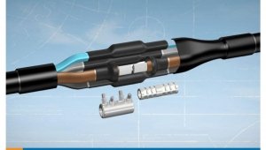 Mufa przelotowa 1kV dla kabla 4-żyłowego ze złączkami śrubowymi LJSB-4X16-35-PL03 - TE Raychem