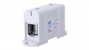 Blok rozdzielczy odgałęźny Al/Cu 35-240mm2 (max. 240mm2) na szynę TH35 szary FJ-E240 HEDO