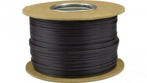 Przewód głośnikowy SMYp 2x1,5 czarny CU miedź Elektrokabel 500m