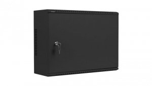 Szafa wisząca RACK 19 4U+3U+ DIN typu skrzynka uniwersalna 540x200mm czarna CATV Lanberg