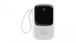 Baseus Qpow Digital Display powerbank z szybkim ładowaniem 20000mAh 20W QC/PD/SCP/FCP z wbudowanym k