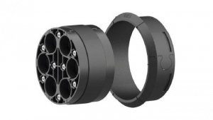 HSI 150 DG 6X10-36 Dzielona pokrywa systemowa do montażu na istniejących kablach