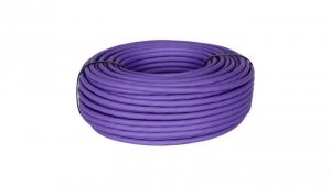 Kabel FTP kat.6A F/FTP 4x2x0,56 B2ca fioletowy LSOH NEKU 100m