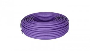 Kabel FTP kat.6A F/FTP 4x2x0,56 Dca fioletowy LSOH NEKU 100m