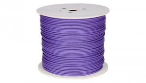 Kabel FTP kat.6A U/FTP 4x2x0,56 Dca fioletowy LSOH NEKU 500m