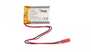 Akumulator litowo-polimerowy Akyga AKY0663 LP103040 Li-Po 3.7V / 1200mAh PCM JST 2.54 2-Pin 150mm