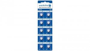 10 x bateria alkaliczna mini everActive AG5 G5 LR754 LR48