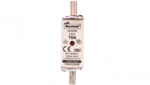 Wkładka bezpiecznikowa NH000 10A gL/gG 500V 10NHG000B