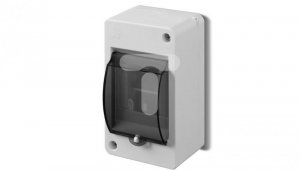 Rozdzielnica modułowa 1x3 natynkowa IP30 MINI S-3 z pokrywą dymną zacisk N 2303-11