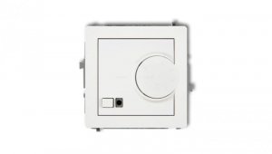 DECO Mechanizm elektronicznego regulatora temperatury z czujnikiem powietrznym, biały mat 25DRT-2