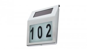 Lampa solarna z numerem domu LED Maclean Energy MCE172 MCE172