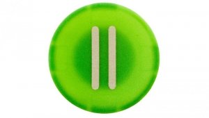 Wkładka do przycisku 22mm płaska zielona z symbolem START II M22-XD-G-X2 218168
