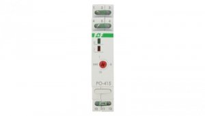 Przekaźnik czasowy 1P 10A 1-15min 230V AC opóźnione odpadanie PO-415 230V