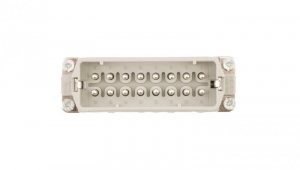Wkład złącza 16P+PE męski 16A 250V EPIC H-A 16 SS 10530000