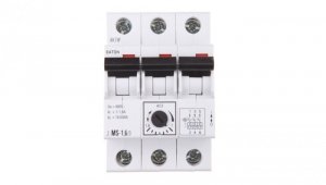 Wyłącznik silnikowy 3P 0,55kW 1-1,6A Z-MS-1,6/3 248407