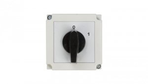 Łącznik krzywkowy 0-1 1P 25A w obudowie 4G25-90-PK R114 63-840392-031