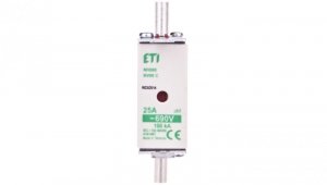 Wkładka bezpiecznikowa NH000 25A aM 690V 004181407