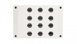 Obudowa kasety 12-otworowa 22mm szara IP67 M22-I12 222688
