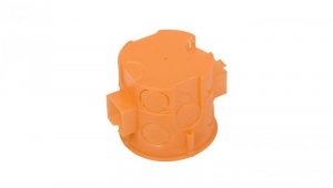 Puszka podtynkowa 60mm głęboka z wkrętami pomarańczowa S60DFw 33069008 /110szt./