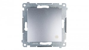 Simon 54 Łącznik krzyżowy, szybkozłącza, srebrny mat DW7.01/43