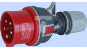 Wtyczka przenośna 16A 5P 400V czerwona TWIST WPP 16/5 IP44 922070