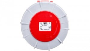 Gniazdo przenośne 63A 4P 400V czerwone IP67 POWER TWIST 234-6