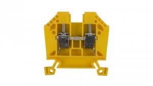 Złączka szynowa 2-przewodowa 10mm2 żółta EURO 10/35 43402N