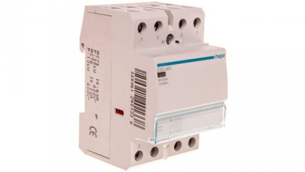 Stycznik modułowy 63A 4Z 0R 24V AC ESD463