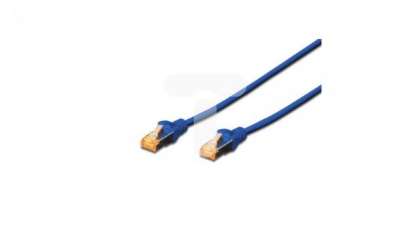 Patchcord RJ45/RJ45 S/FTP kat. 6A 3m AWG 26/7 LS0H niebieski DK-1644-A-030/B