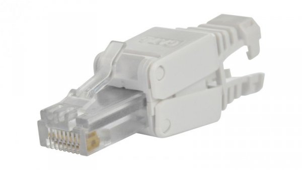 Wtyk beznarzędziowy RJ45 8P8C kat.6 nieekranowany UTP NEKU