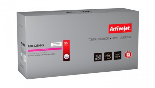 Toner Activejet ATB-328MNX (zamiennik Brother TN-328M Supreme 6000 stron czerwony)
