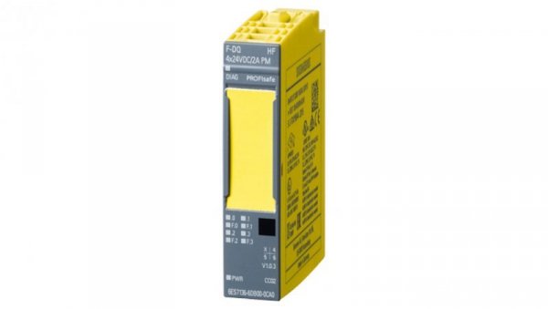 Modułu wejść cyfrowych SIMATIC ET 200SP F-DI 8x24VDC HF - 6ES7136-6BA01-0CA0