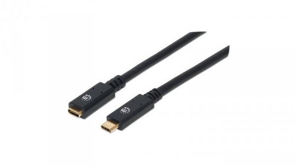 Kabel Przedłużacz USB-C 3.2 Gen1 M/F 1m 60W 3A