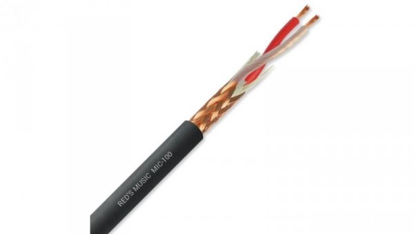 Kabel mikrofonowy 2x0,23mm² OFC Twinax PVC MIC-100 /100m/
